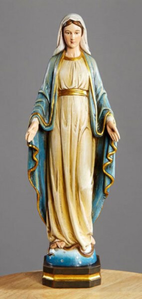 Our Lady of Grace 12 Inch High Statue - Full Color