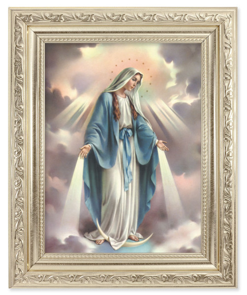 Our Lady of Grace 6x8 Print Under Glass - #163 Frame