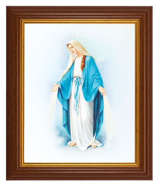 Our Lady of Grace 8x10 Textured Artboard Dark Walnut Frame - #112 Frame