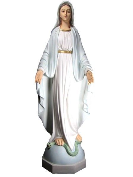 Our Lady of Grace Hand-painted Statue 45 Inch - Full Color