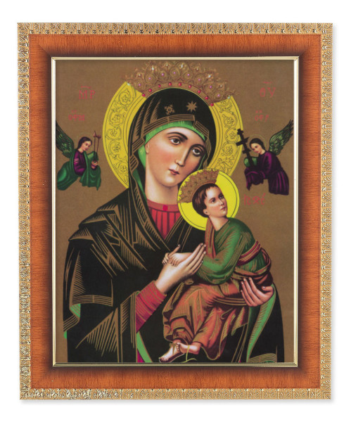 Our Lady of Perpetual Help 8x10 Framed Print Under Glass - #122 Frame