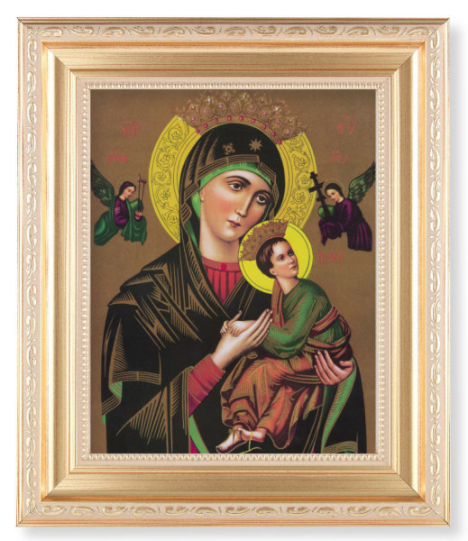 Our Lady of Perpetual Help 8x10 Framed Print Under Glass - #138 Frame