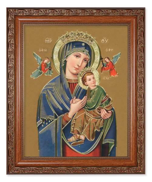 Our Lady of Perpetual Help 8x10 Framed Print Under Glass - #161 Frame