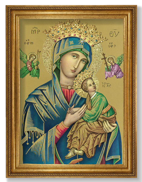 Our Lady of Perpetual Help Icon 19x27 Framed Print Artboard - #170 Frame