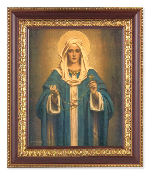 Our Lady of the Rosary 8x10 Framed Print Under Glass - #126 Frame
