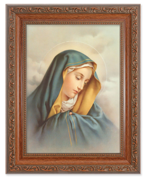 Our Lady of Sorrows 6x8 Print Under Glass - #161 Frame
