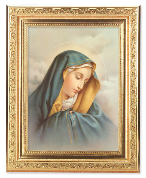 Our Lady of Sorrows 6x8 Print Under Glass - #162 Frame