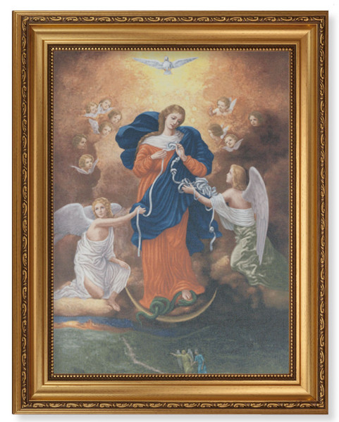 Our Lady Untier of Knots 12x16 Framed Canvas - #131 Frame