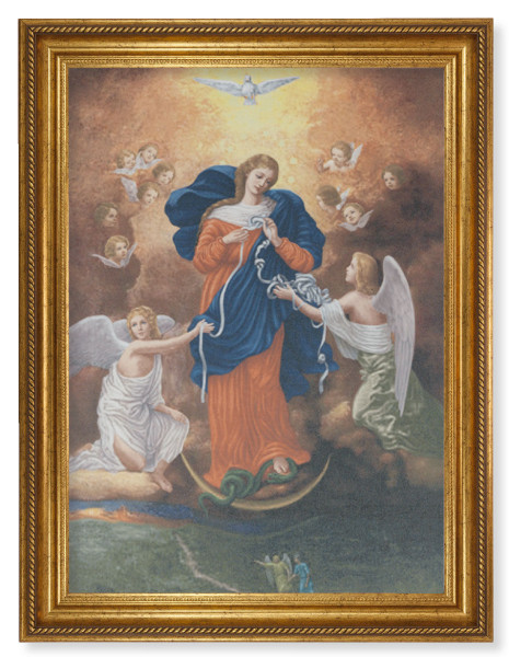 Our Lady Untier of Knots 19x27 Framed Canvas - #170 Frame