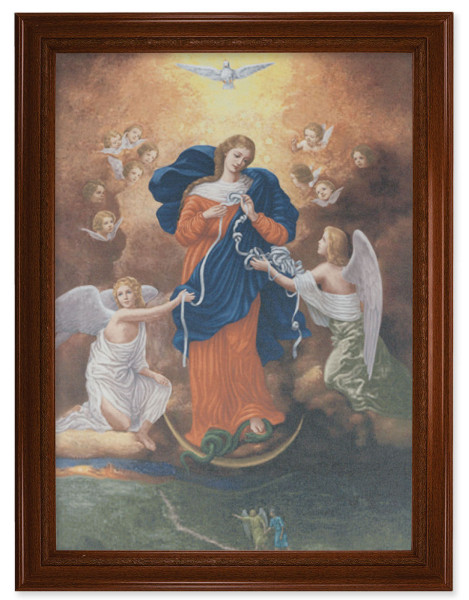 Our Lady Untier of Knots 19x27 Framed Canvas - #172 Frame