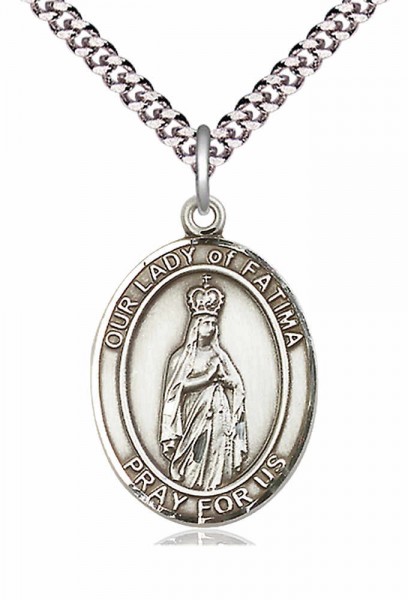 Our Lady of Fatima Medal - Pewter