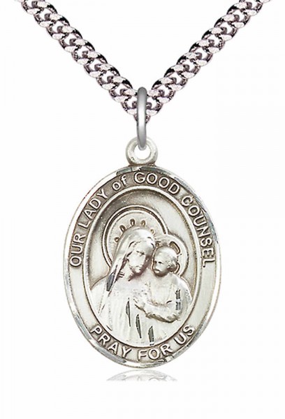 Our Lady of Good Counsel Medal - Pewter