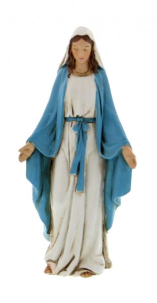 Our Lady of Grace Statue 4&quot; - Blue