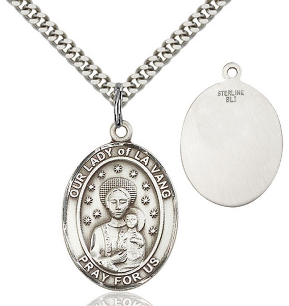 Our Lady of La Vang Medal - Sterling Silver