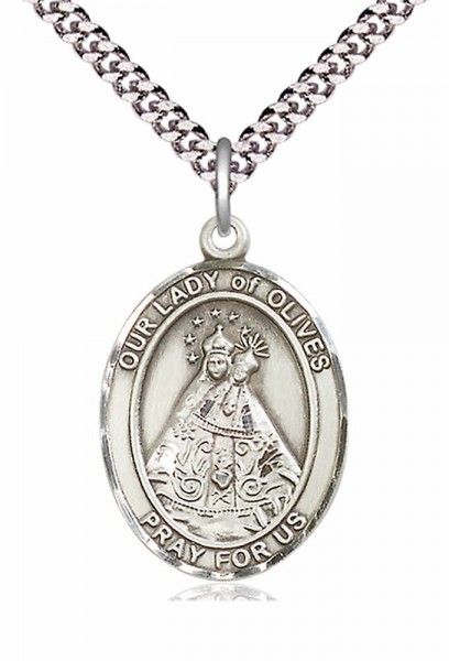 Our Lady of Grace of Olives Medal - Pewter