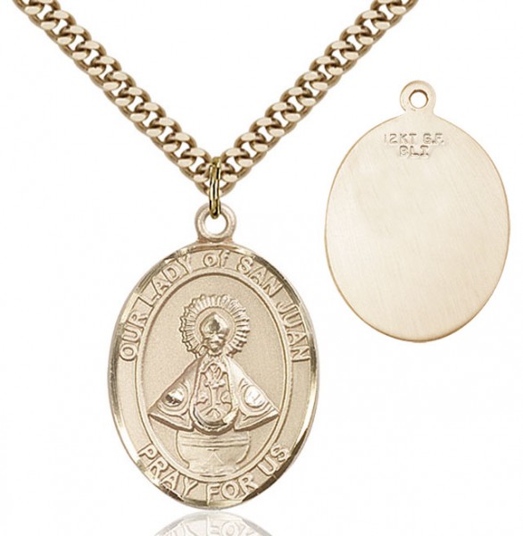 Our Lady of Grace of San Juan Medal - 14KT Gold Filled