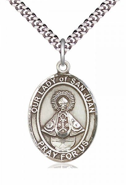 Our Lady of Grace of San Juan Medal - Pewter