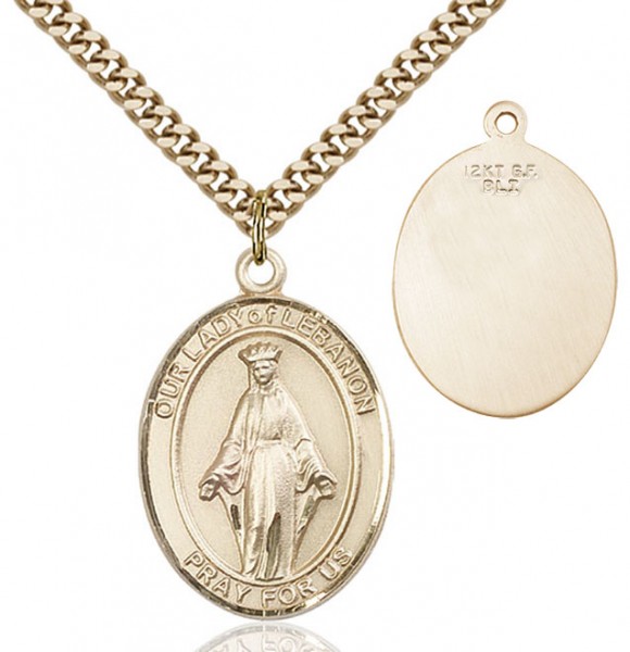 Our Lady of Lebanon Pendant - 14KT Gold Filled