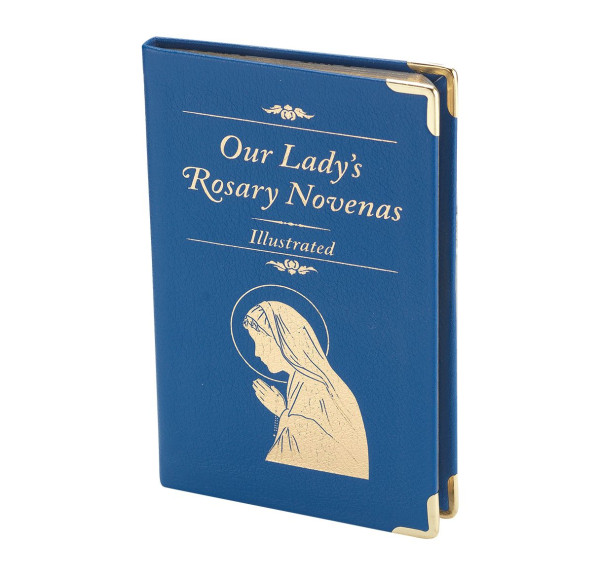 Our Lady's Rosary Novenas Illustrated Deluxe Prayer Book - Blue