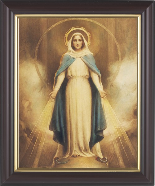 Miraculous Mary 8x10 Framed Print Under Glass - #133 Frame