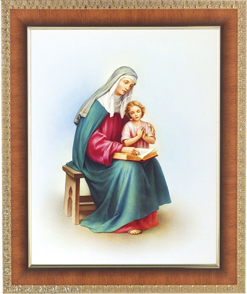 St. Anne and Mary 8x10 Framed Print Under Glass - #122 Frame