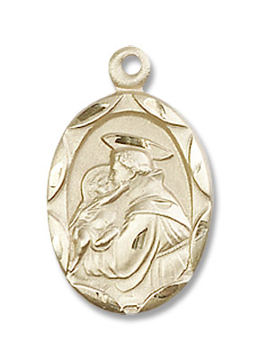 St. Anthony Medal - 14K Solid Gold