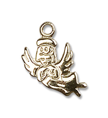 Baby Angel Medal - 14K Solid Gold