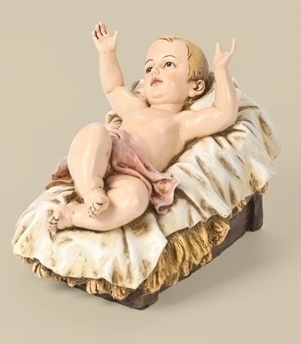 Baby Jesus Statue - 10.5&quot; H - Multi-Color
