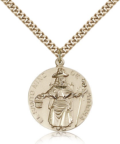 St. Nino De Atocha Medal - 14KT Gold Filled