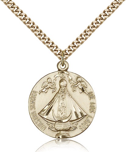 Senora De Los Lagos Medal - 14KT Gold Filled