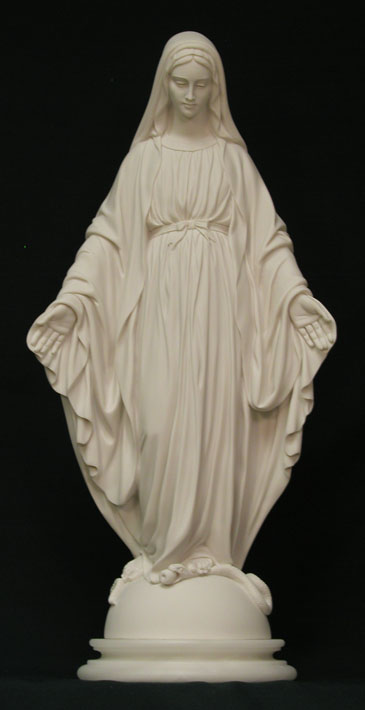 Our Lady of Grace Statue 16 1/2 inch - White