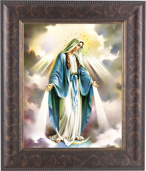 Our Lady of Grace 8x10 Framed Print Under Glass - #124 Frame