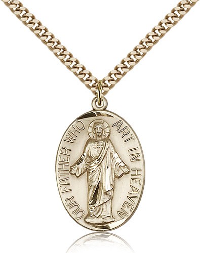 Our Father Pendant - 14KT Gold Filled