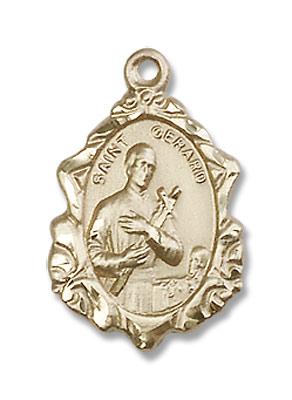Women's St. Gerard Medal - 14K Solid Gold