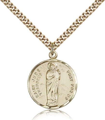 St. Jude Thaddeus Medal - 14KT Gold Filled