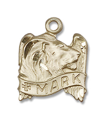 Women's Winged Lion of St. Mark Medal - 14K Solid Gold