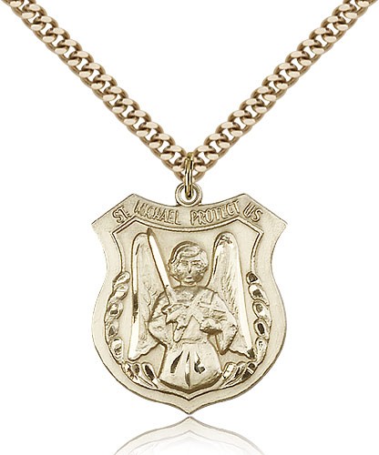 St. Michael the Archangel Medal - 14KT Gold Filled