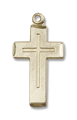 Women's Cross Pendant - 14K Solid Gold