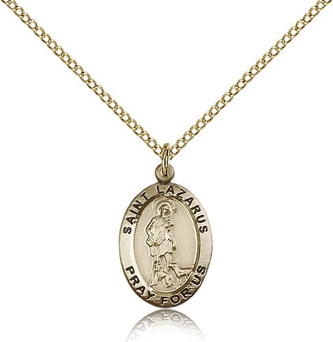 Women's St. Lazarus Medal - 14KT Gold Filled