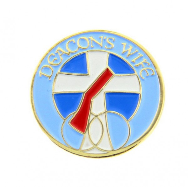 Deacon's Wife Lapel Pin - Blue