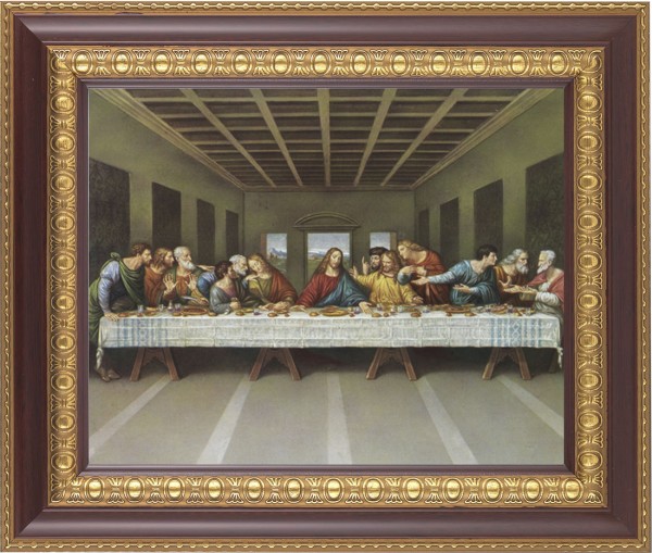 Last Supper Framed Print - #126 Frame