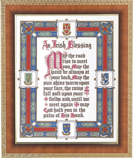 An Irish Blessing 8x10 Framed Print Under Glass - #122 Frame