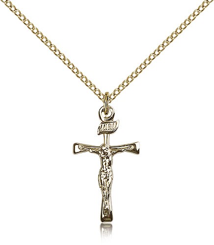 Maltese Crucifix Pendant - 14KT Gold Filled