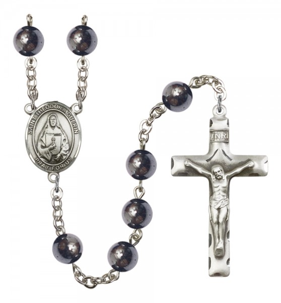 Men's St. Theodora Silver Plated Rosary - Silver