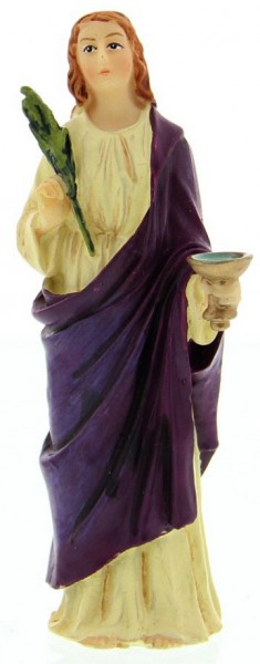 St. Lucy Statue 3.5&quot; - Purple