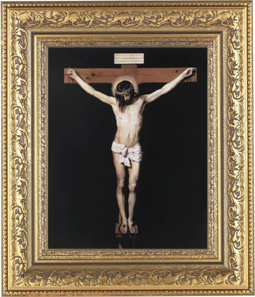 Jesus on the Cross Framed Print - #115 Frame