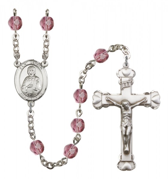 Women's St. Gerald Birthstone Rosary - Amethyst