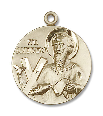 St. Andrew Medal - 14K Solid Gold