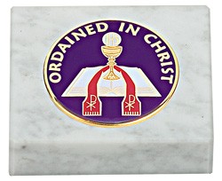 Ordained in Christ  Paperweight - White