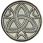 Trinity Lapel Pin - Silver